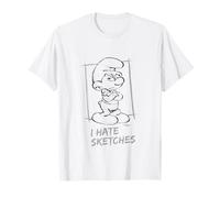 Los Pitufos Grouchy I Hate Sketches Camiseta