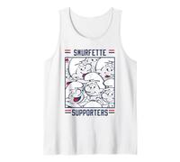 Los Pitufos Película Pitufina Partidarios Universidad Deportes Camiseta sin Mangas