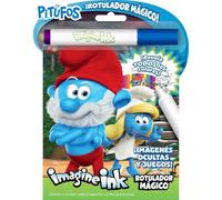 Los Pitufos. Rotulador mágico: Libro para colorear y actividades con rotulador mágico