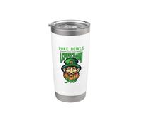Los Poke Bowls del Día de San Patricio hacen sonreír a este duende Vaso térmico de acero inoxidable de doble pared