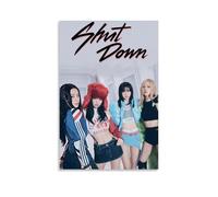 Los pósteres de pared en lienzo de Blackpink son adecuados para dormitorio, comedor y sala de estar. Hermosas obras de arte son un gran regalo para amigos, estilo sin marco, 30 x 45 cm