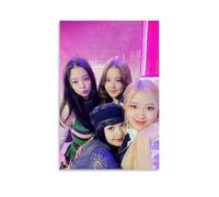 Los pósteres de pared en lienzo de Blackpink son adecuados para dormitorio, comedor y sala de estar. Hermosas obras de arte son un gran regalo para amigos, estilo sin marco, 20 x 30 cm