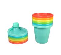 Los primeros años Take & Toss prueba de vertidos 7 oz tazas 6 EA), varios colores
