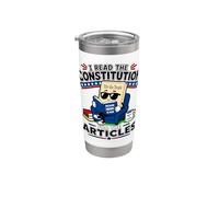 Los profesores de historia leen la constitución Artículos divertidos enseñan Vaso térmico de acero inoxidable de doble pared