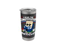 Los profesores de historia leen la constitución Artículos divertidos enseñan Vaso térmico de acero inoxidable de doble pared