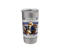 Los profesores de historia leen la constitución Artículos divertidos enseñan Vaso térmico de acero inoxidable de doble pared