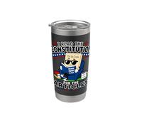 Los profesores de historia leen la constitución Artículos divertidos enseñan Vaso térmico de acero inoxidable de doble pared