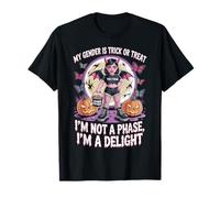 Los pronombres del Diablo de Halloween no binarios no Son una Fase Que Ellos Camiseta