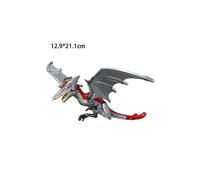 (Los pterosaurios del volcán) Dinosaur World Series Building Blocks Triceratops Figuras grandes|bloques