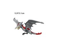 (Los pterosaurios del volcán) Dinosaur World Series Building Blocks Triceratops Figuras grandes|bloque