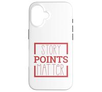 Los puntos de historia importan para Scrum Master, propietario de producto, Agile Carcasa para iPhone 16