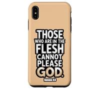 Los Que están en la Carne no Pueden agradar a Dios Romanos 8:8 Carcasa para iPhone XS MAX