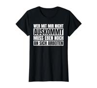 Los Que no se Llevan Bien Conmigo todavía Tienen Que Camiseta gráfica económica, Mujer, Negro, XL