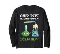 Los químicos Siempre Tienen una solución Química Divertida Manga Larga