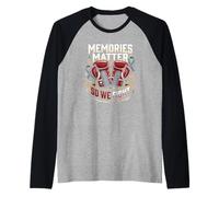Los Recuerdos importan, así Que luchamos contra la Conciencia del Boxeo Parkinson Camiseta Manga Raglan
