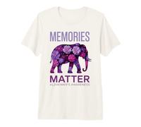 Los Recuerdos importan el Elefante de Conciencia sobre el Alzheimer Camiseta Premium