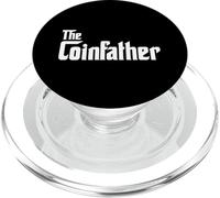 Los Regalos del Padre de Moneda para Bitcoin Miner and Trader PopSockets PopGrip para MagSafe