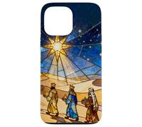 Los Reyes Magos vidrieras Miran la Estrella de la Natividad Carcasa para iPhone 13 Pro MAX
