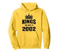 Los reyes nacen en 2002 Cumpleaños 2002 Nacido en 2002 Sudadera con Capucha