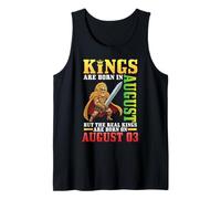 Los Reyes Nacen en Agosto Los Verdaderos Reyes Nacen en Agosto 03 Camiseta sin Mangas