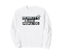 Los Robots Son Personas Demasiado graciosas AI Robot Humor Sudadera