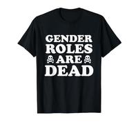 Los Roles de género han Muerto - Declaración de Igualdad y Justicia Social Camiseta gráfica económica, Hombre, Negro, S