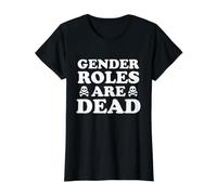 Los Roles de género han Muerto - Declaración de Igualdad y Justicia Social Camiseta gráfica económica, Mujer, Negro, M