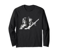 Los rostros Rod Stewart & Ronnie Wood en Reading Festival 1972 Manga Larga