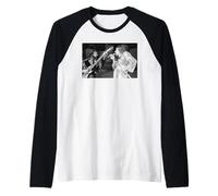 Los rostros Ronnie Wood y Rod Stewart Reading Festival 1972 Camiseta Manga Raglan