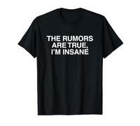 Los Rumores Son ciertos, Estoy Loco, Divertido, desquiciado, Ingenioso, Gen Z Camiseta gráfica económica