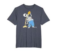 Los Simpson: Homer Skeleton Beer Treehouse of Horror Camiseta, Hombre Tallas Grandes, Azul Jaspeado, 6X Alto