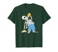 Los Simpson: Homer Skeleton Beer Treehouse of Horror Camiseta, Hombre, Verde Bosque, L