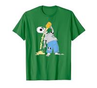 Los Simpson: Homer Skeleton Beer Treehouse of Horror Camiseta, Hombre, Verde Kelly, 3XL