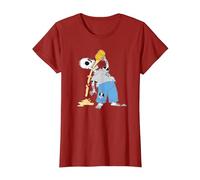 Los Simpson: Homer Skeleton Beer Treehouse of Horror Camiseta, Mujer, Arándano, M