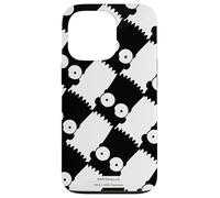 Los Simpsons Bart Simpson a cuadros blancos y negros Carcasa para iPhone 13 Pro