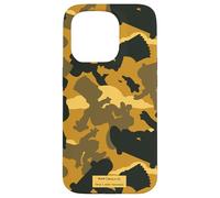 Los Simpsons Bart Simpson Camo Print Carcasa para iPhone 15 Pro