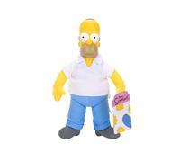 Los Simpsons - Peluche Homer de 30 cm - Peluche con Cabeza de Vinilo - Suave y Muy Detallado - Peluche para Niños