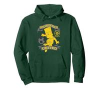 Los Simpsons Soccer Bart Simpson Springfield United Sudadera con Capucha, Unisex para Adultos, Verde Bosque, S