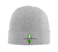 Los Sims 4 - Testingcheats True Plumbob Cálido Gorro de Punto Hip Hop Gorro Gorro de Exterior Otoño Invierno Gorros de Aire Libre para Hombres Mujeres