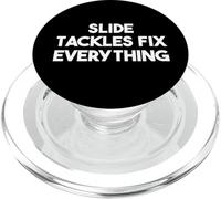 Los Slide Tackles lo arreglan Todo - Funny Soccer PopSockets PopGrip para MagSafe