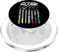 Los socorristas de la policía Estadounidense Thin Line despiden a los Militares PopSockets PopGrip para MagSafe