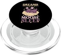 Los sueños me llaman y yo duermo, joven, lindo alce PopSockets PopGrip para MagSafe