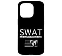 Los Suenos Police SWAT Ready Or Not For Action Tactical Game Carcasa para iPhone 15 Pro