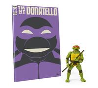 Los sujetos leales adolescentes Mutant Ninja Turtles Best of Donatello de 100 pginas Comic Book y Donatello BST Axn Figuras de accin de 5 pulgadas