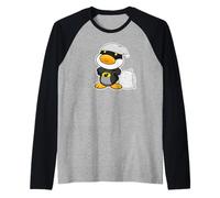 Los superpoderes del superhéroe Bedman Duck Duermen Bien Camiseta Manga Raglan