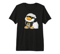 Los superpoderes del superhéroe Bedman Duck Duermen Bien Camiseta Premium