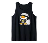 Los superpoderes del superhéroe Bedman Duck Duermen Bien Camiseta sin Mangas