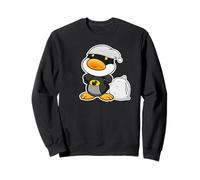 Los superpoderes del superhéroe Bedman Duck Duermen Bien Sudadera