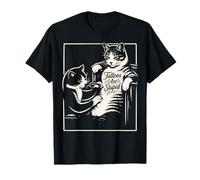Los Tatuajes de la Camisa del Tatuaje del Gato Que Dan el Gato Son un Artista Divertido estúpido Camiseta
