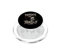 Los Tatuajes Son Basura Gracioso Vintage cráneo Amantes del Tatuaje PopSockets PopGrip para MagSafe